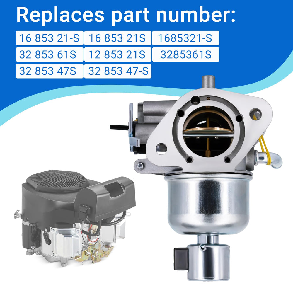 CULMKARI carburetor gasket kit closeup, complete kit ensures easier installation.