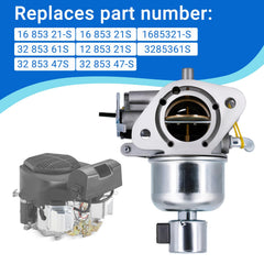 CULMKARI carburetor gasket kit closeup, complete kit ensures easier installation.