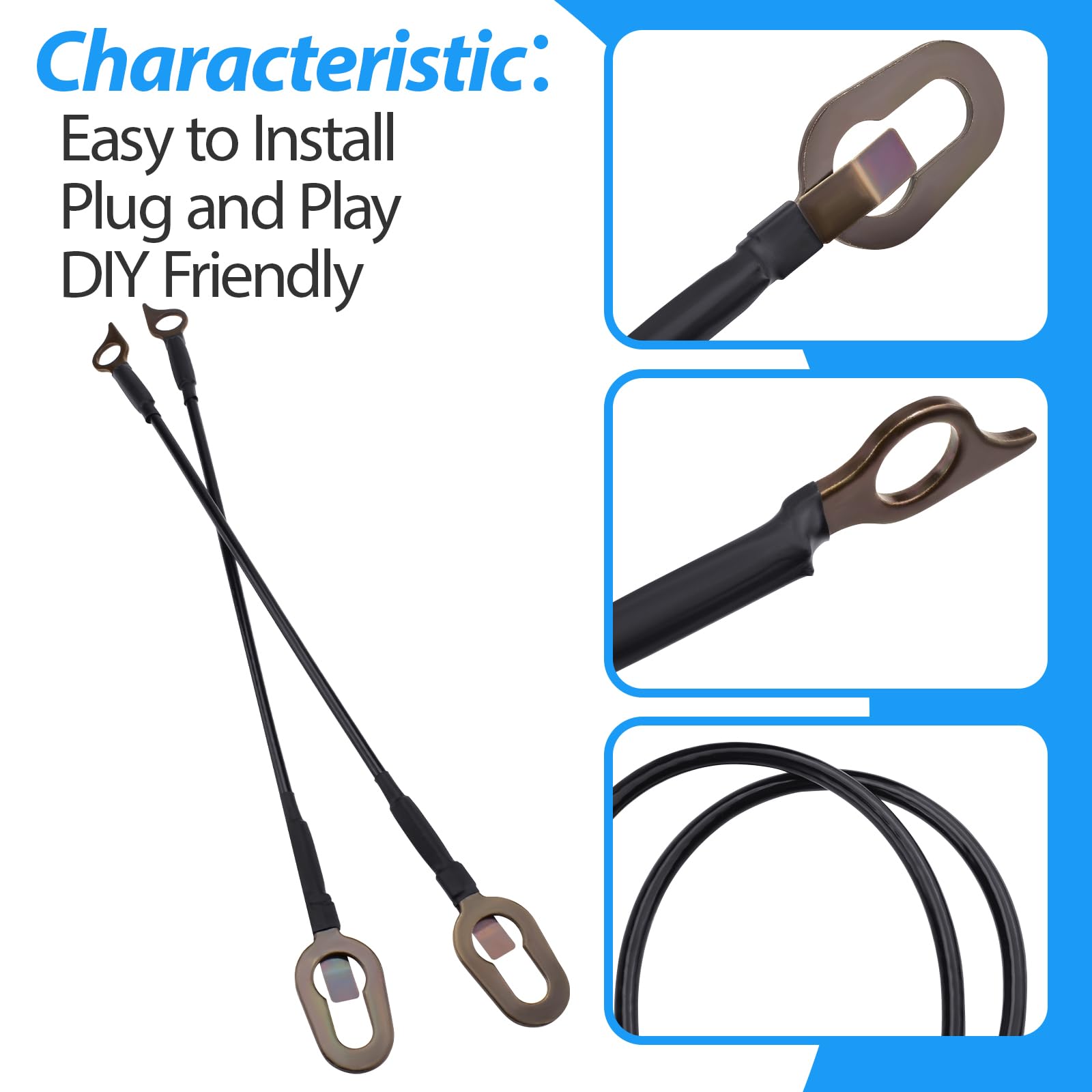 CULMKARI packaged tailgate cable set ready for easy replacement.