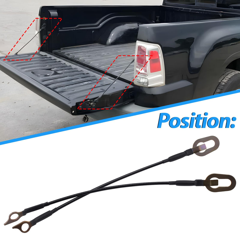 CULMKARI tailgate cable wear close-up shows aging resistance.
