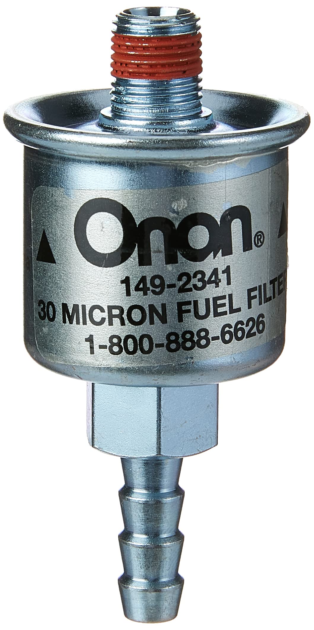 Cummins 149-2341-01 Onan fuel filter closeup for reliable RV compatibility.