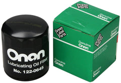 Cummins Onan 122-0645 oil filter maintains clean oil flow for Emerald and Marquis generators