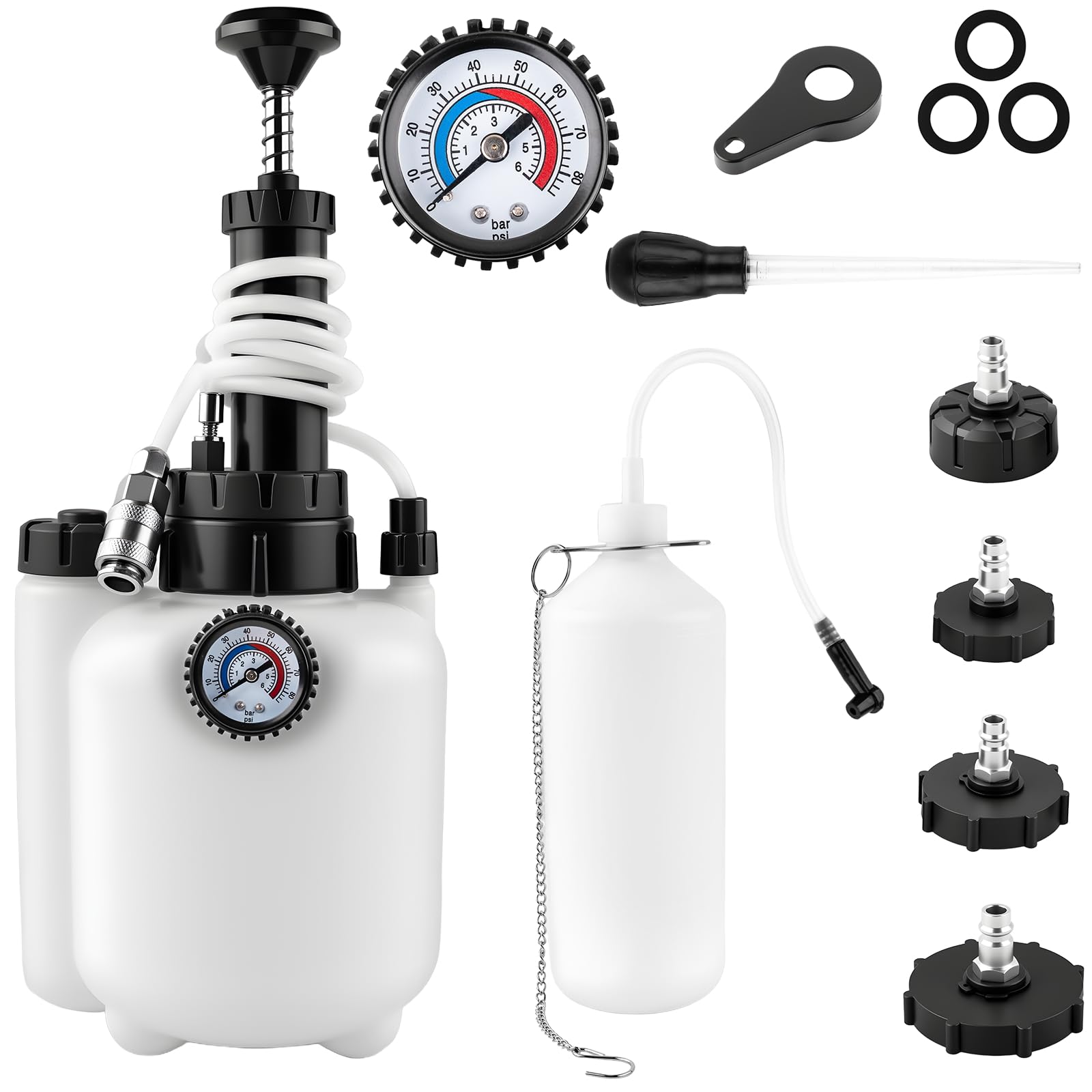 Cupbunny 3L pressure tank for easy one-person brake bleeding tasks
