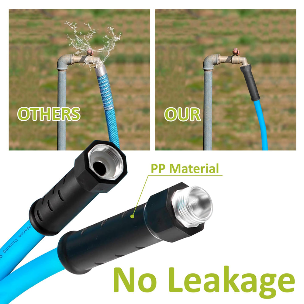 Cupohus storage strap keeps the hose tidy after use