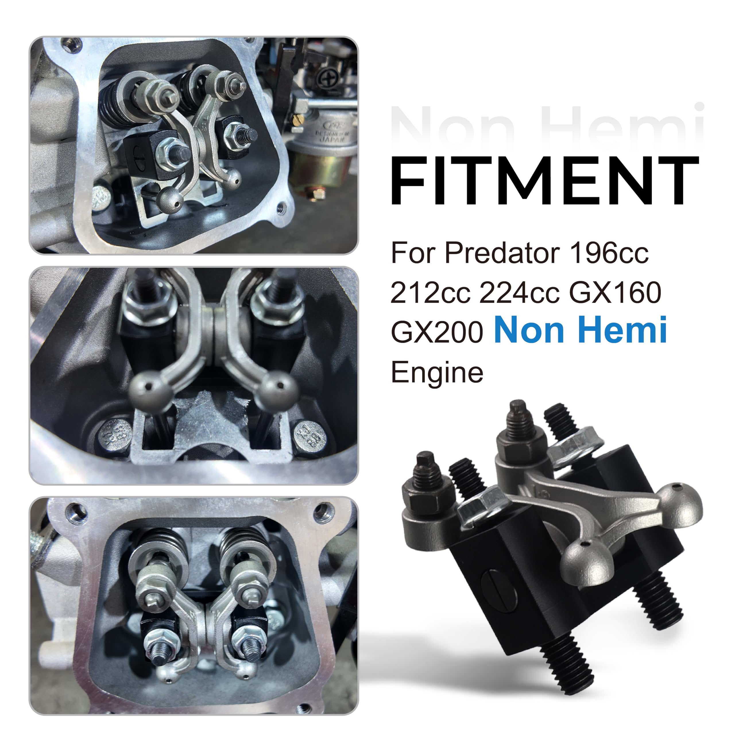 CUQFVAT Predator 212 rocker arm highlights a sturdy upgrade for higher RPM and response.