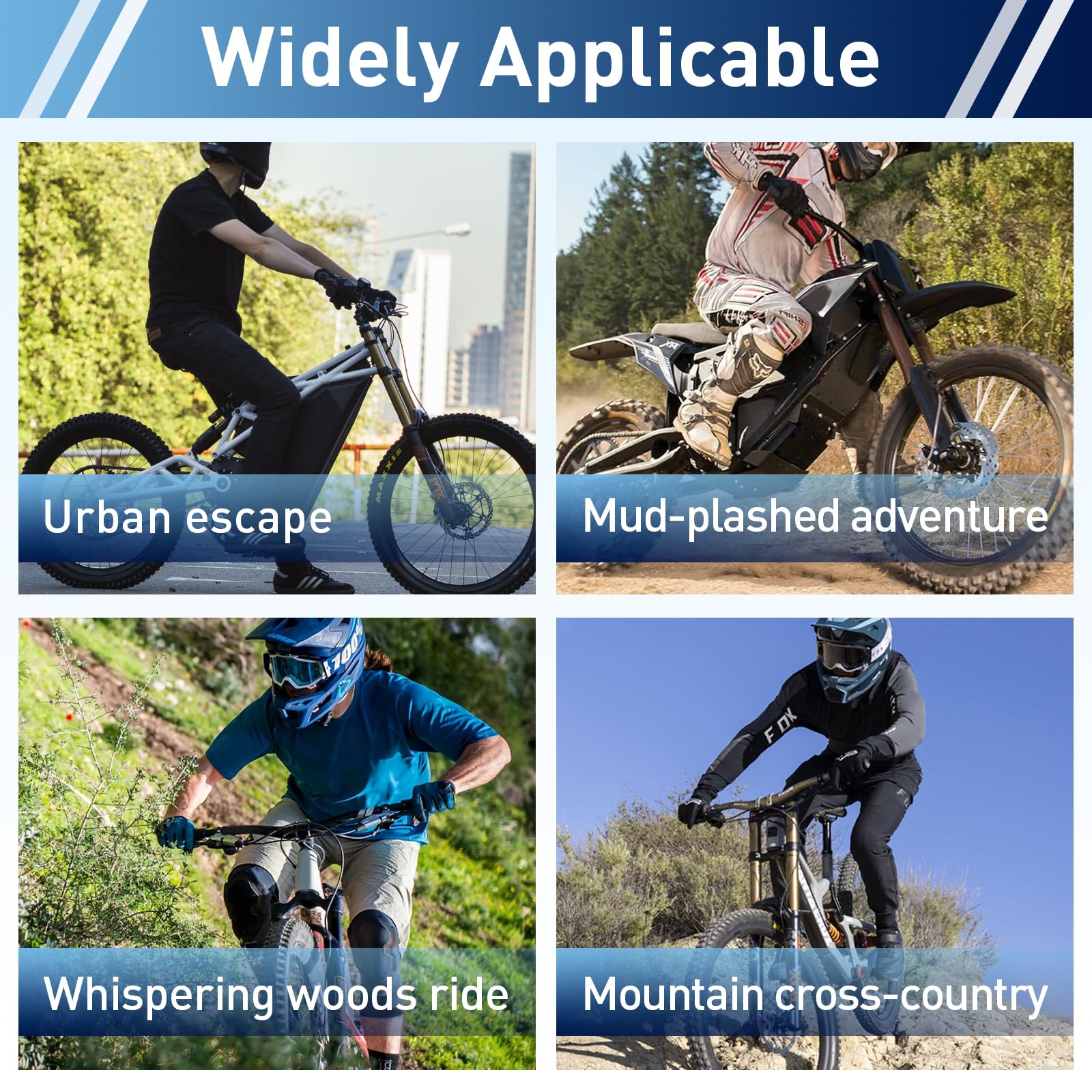 CuraceQ Segway X160 rear brake pad reduces noise while protecting discs.