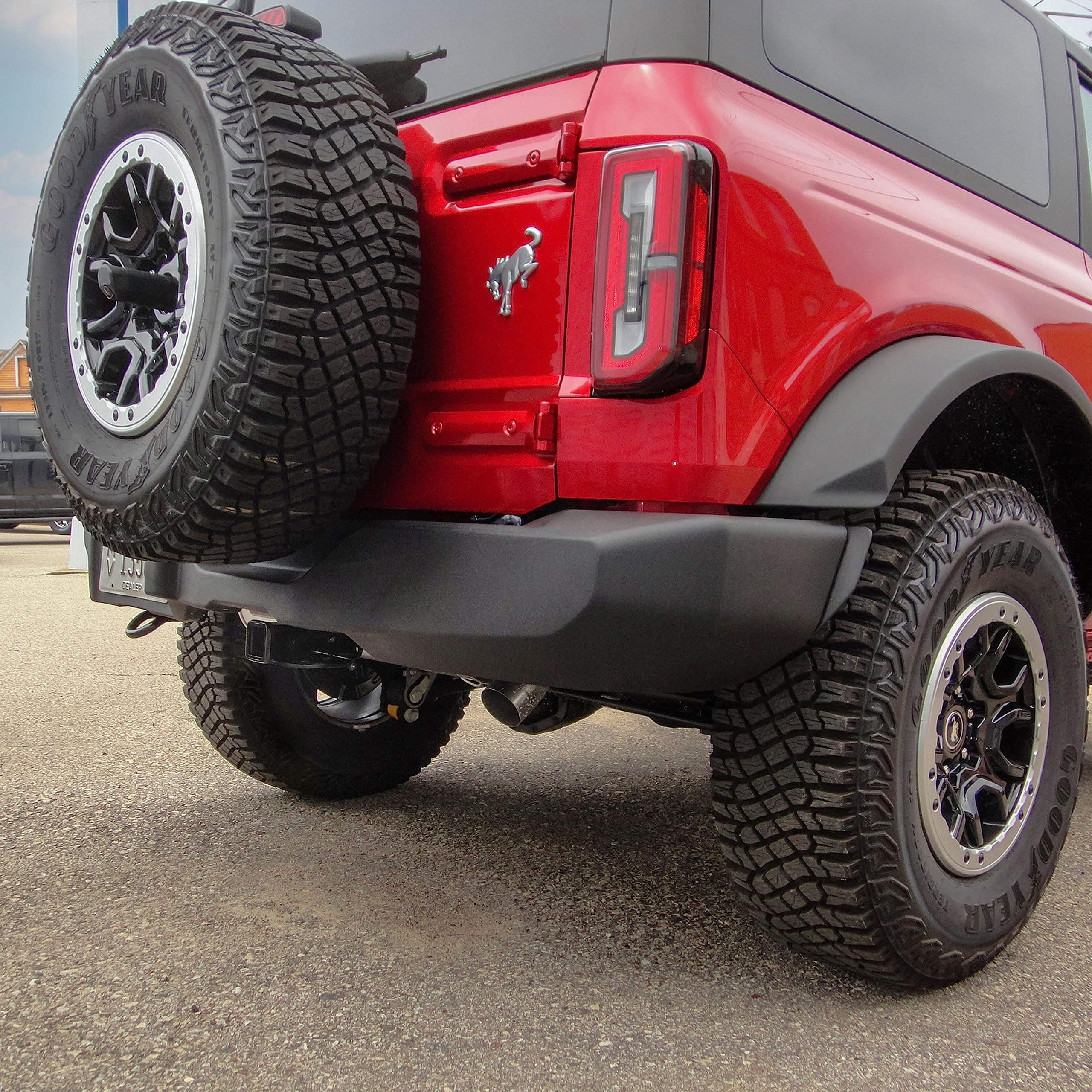 Vehicle-specific design tailored for select Ford Bronco years.