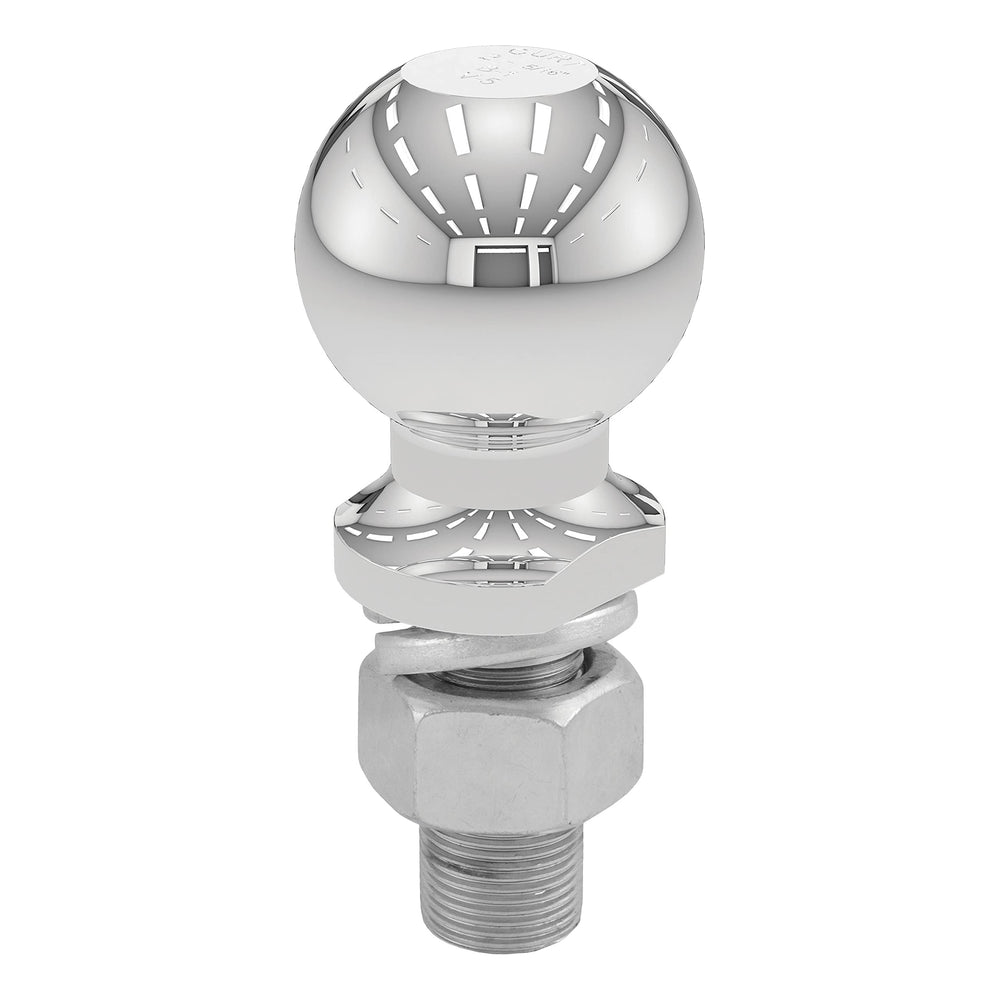CURT 2-5/16-inch trailer ball with chrome finish for durable towing