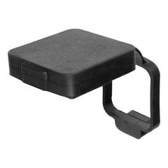 CURT 21728 rubber hitch cover protecting the 2x2 receiver from dirt and rust.