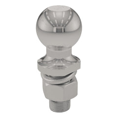 CURT 40053 stainless steel trailer hitch ball; 2-inch diameter for reliable towing on many trailers.