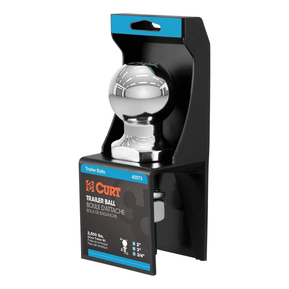 Chrome nickel-chrome finish on CURT 40073 resists rust and scratches.