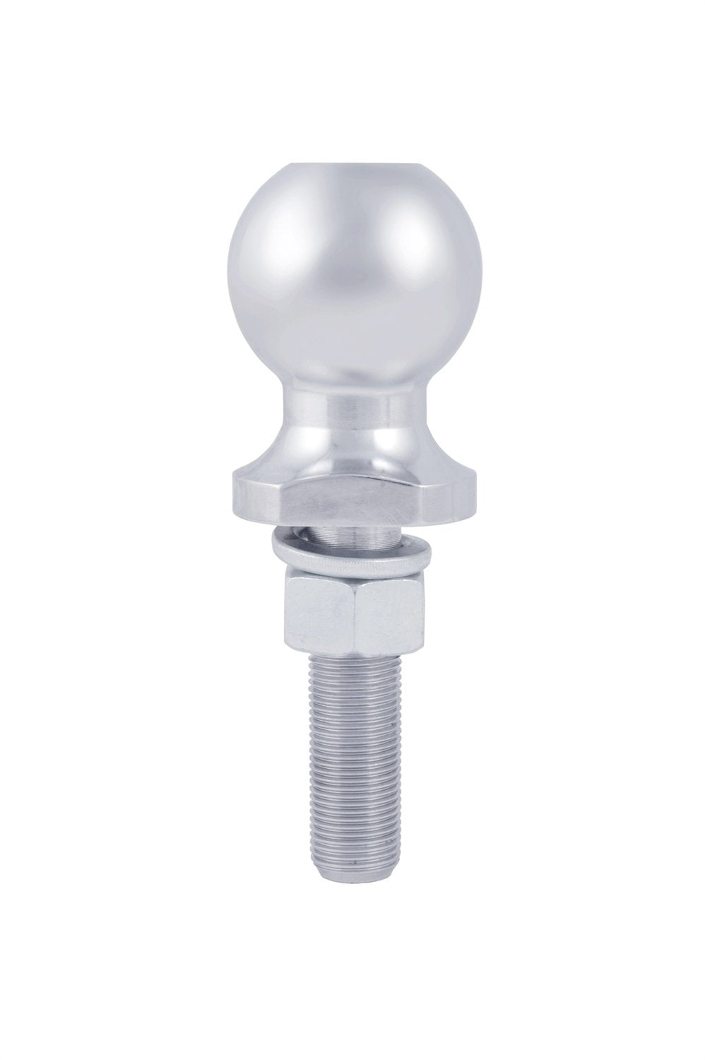 CURT 40073 hitch ball installed on a 2-inch coupler setup.