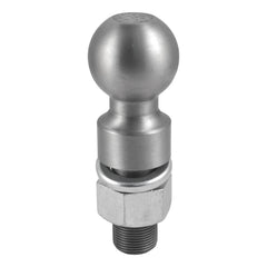CURT 40086 raw steel trailer ball body for heavy towing durability.