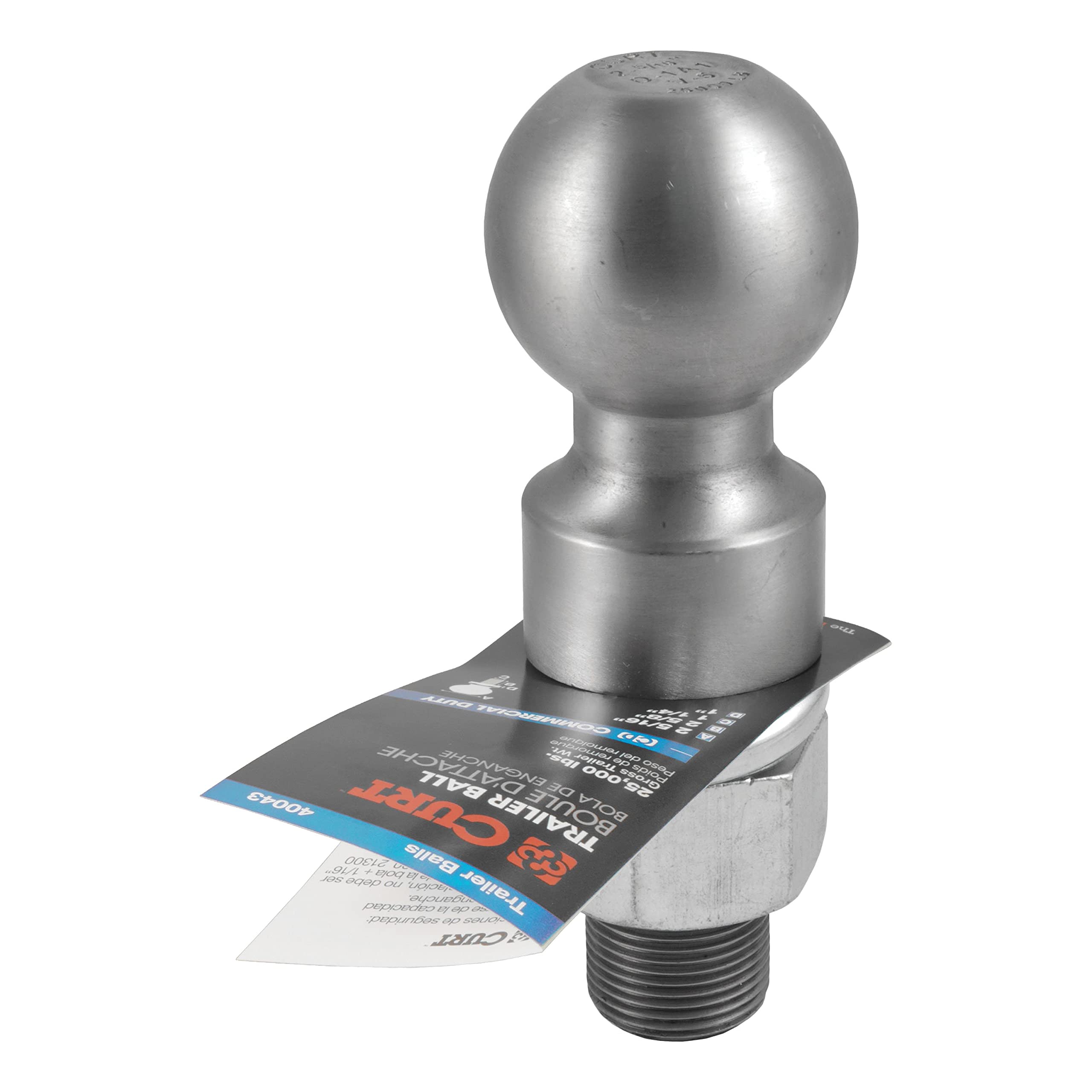 CURT 40086 installed on a trailer demonstrates rugged outdoor durability.