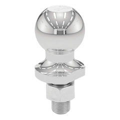 CURT 40095 chrome ATV/UTV hitch ball close-up showing weather-resistant finish