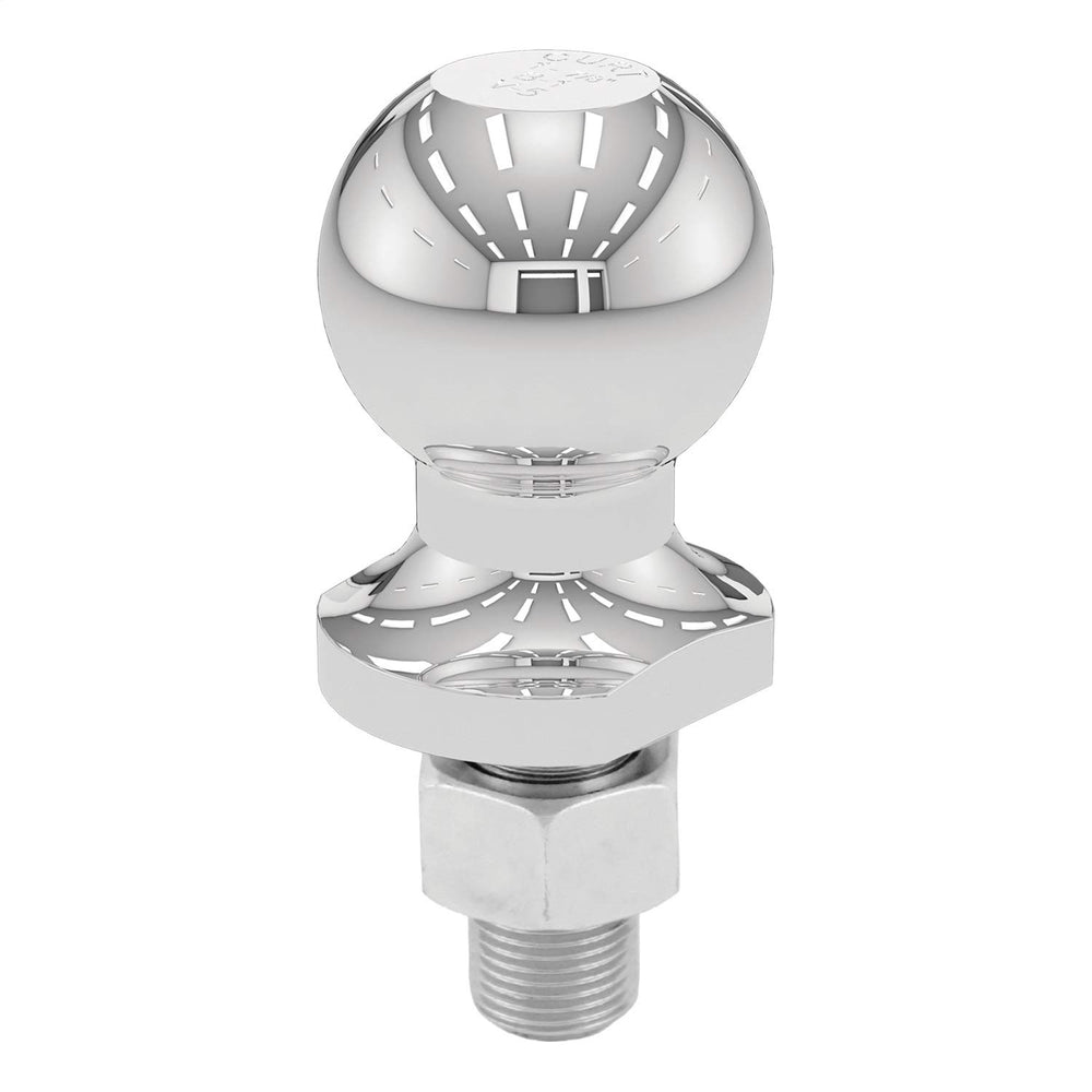 CURT 40095 chrome hitch ball ready for yard work and small trailer towing