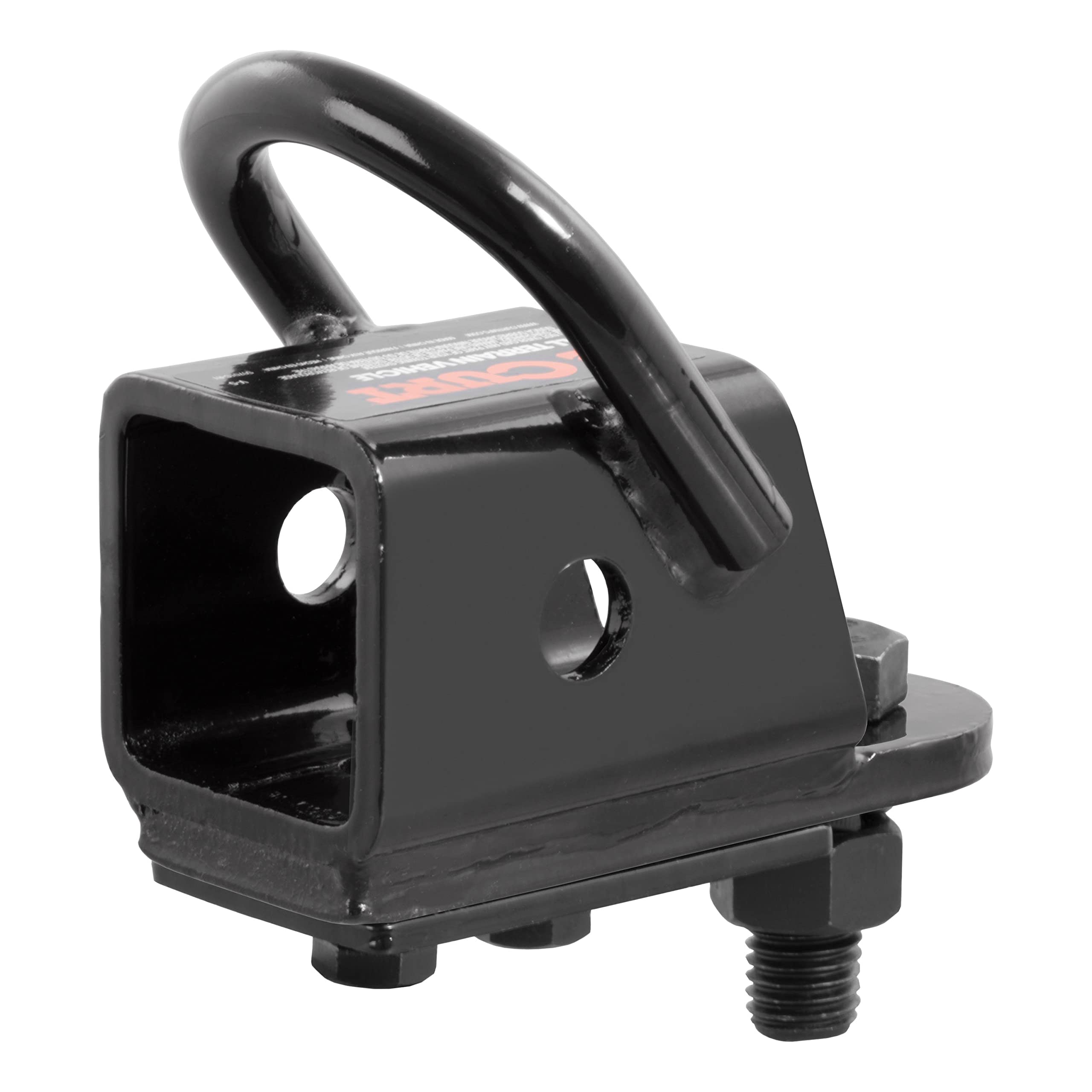 CURT 45006 ATV adapter on tongue enables 2x2 receiver for towing
