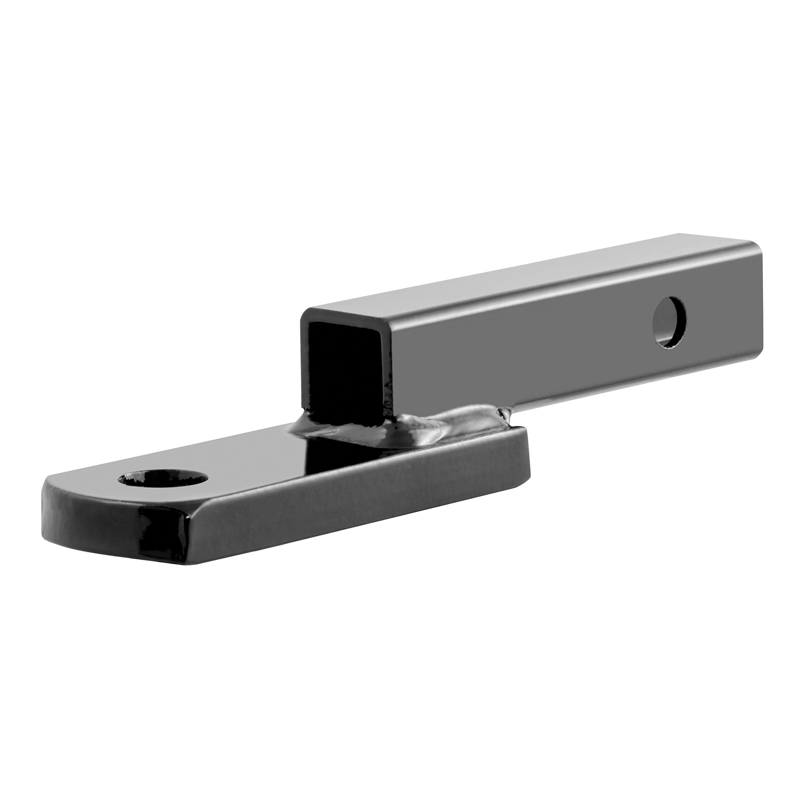 CURT 45018 drop view shows 1-1/4 inch drop for level towing.