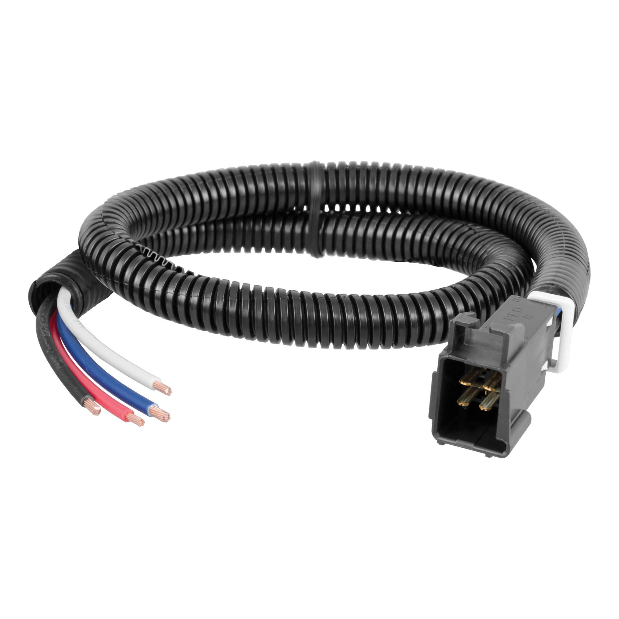 CURT 51516 quick plug harness front view enables quick installation