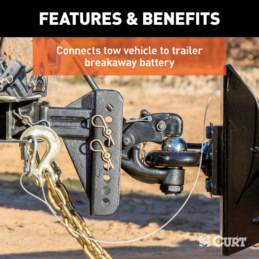CURT 52011 Breakaway Switch during testing demonstrates robust durability for roadside conditions.