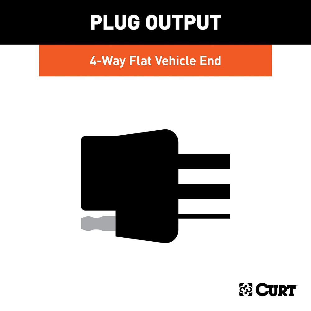 CURT 55315 dust cover protects 4-pole harness from weather