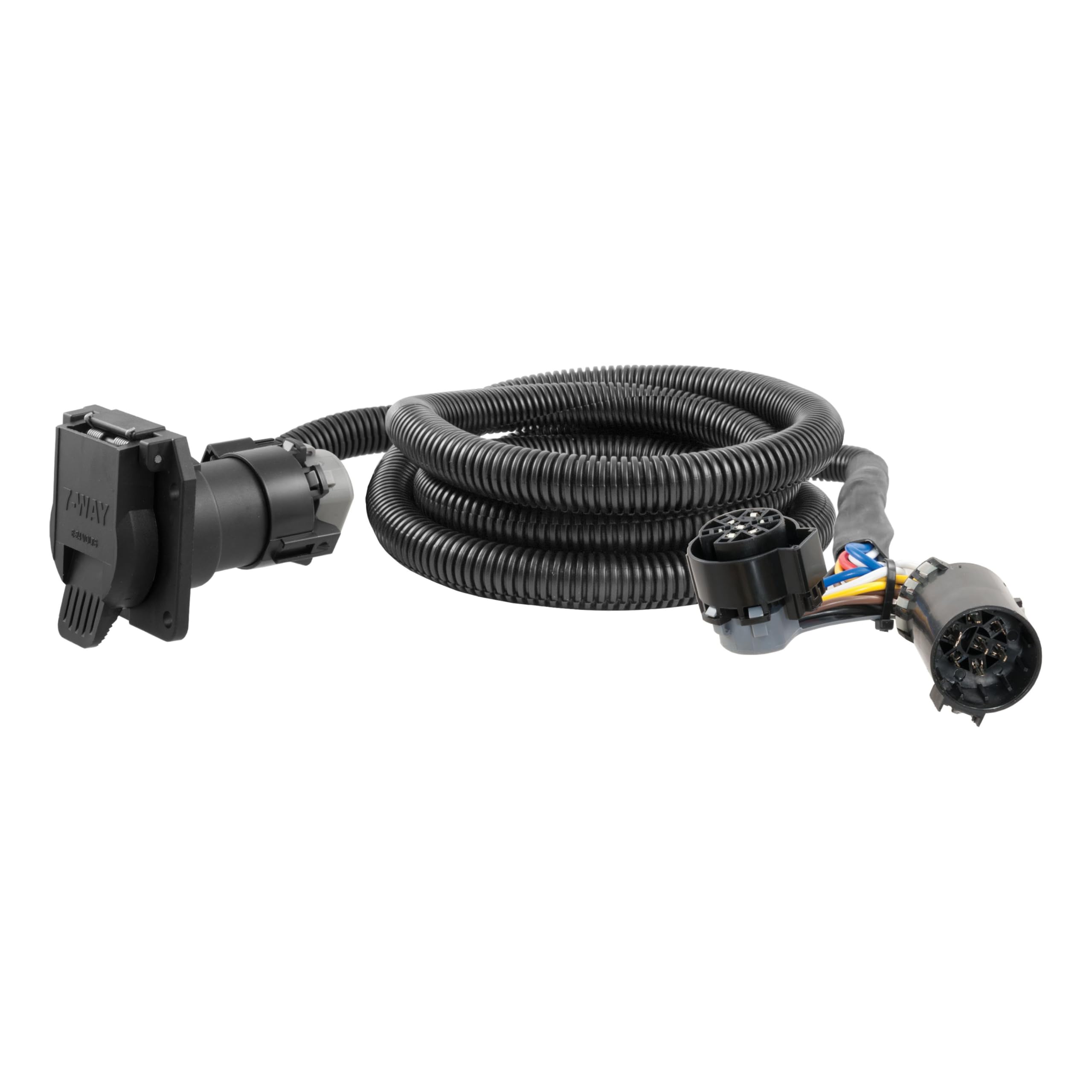 CURT 56070 7ft extension-harness in-bed routing for easy power access while towing