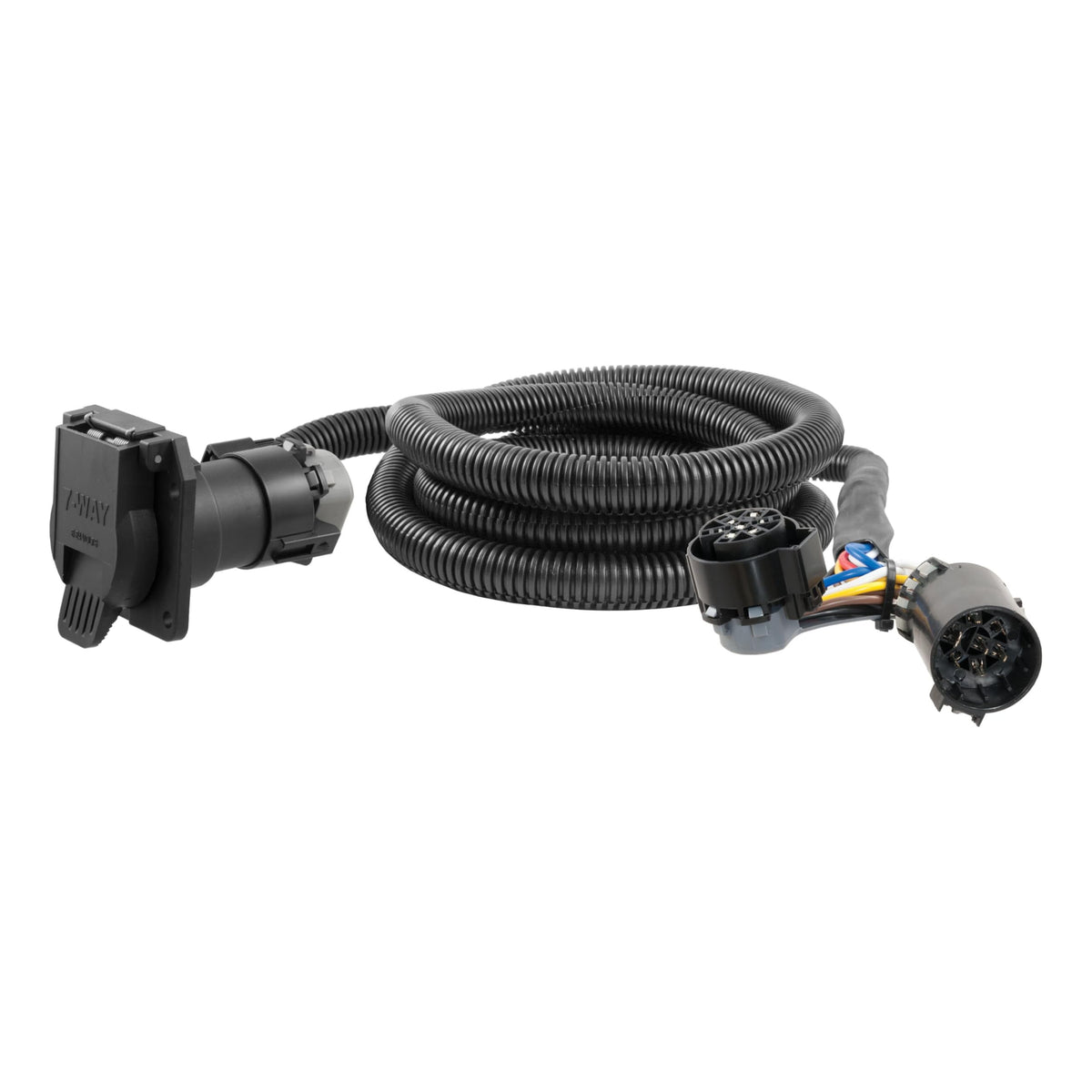 CURT 56070 7ft extension-harness in-bed routing for easy power access while towing
