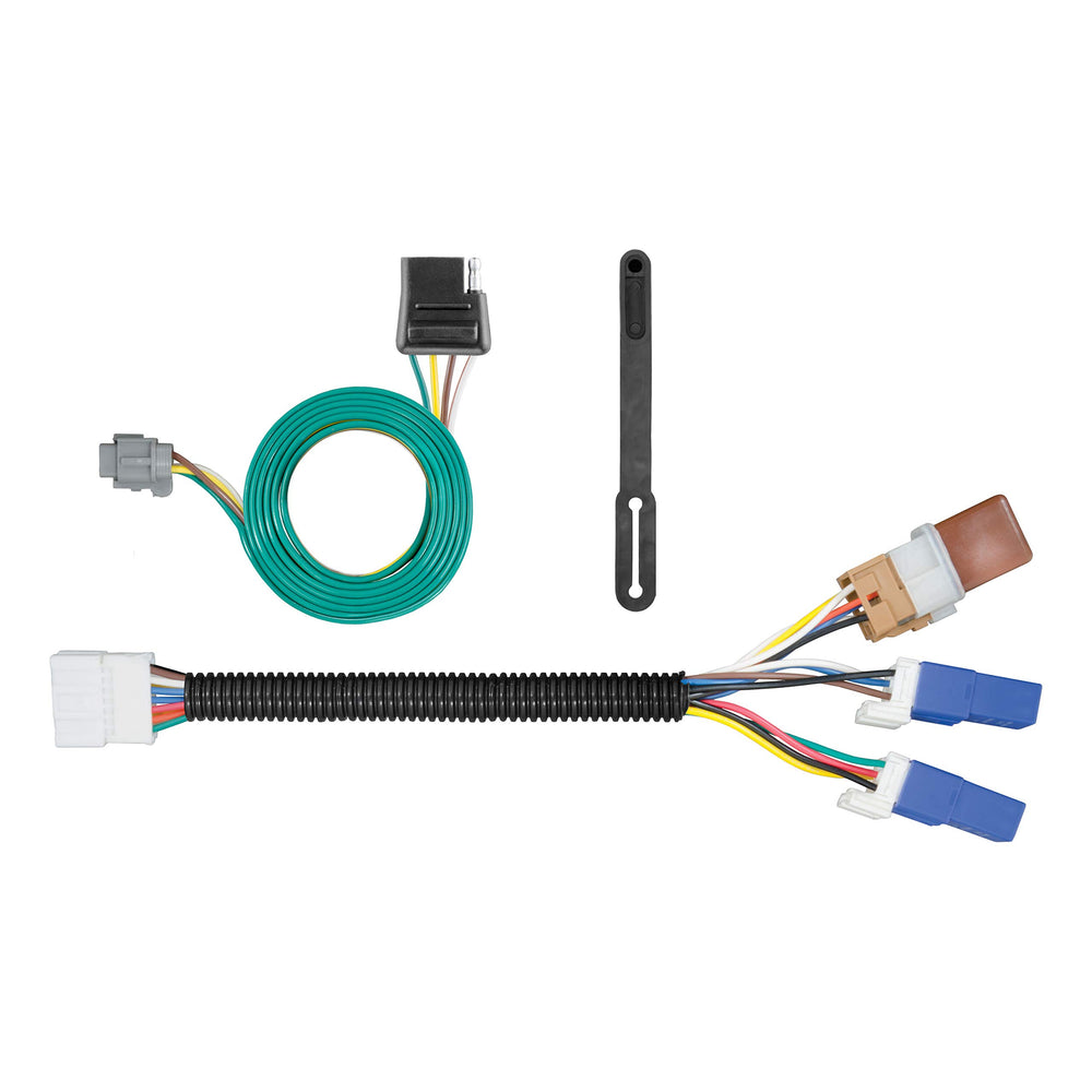 CURT 56225 vehicle-side 4-pin harness plug for easy trailer wiring.