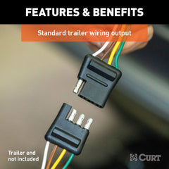 CURT 56468 plug-and-play installation simplifies wiring tasks.