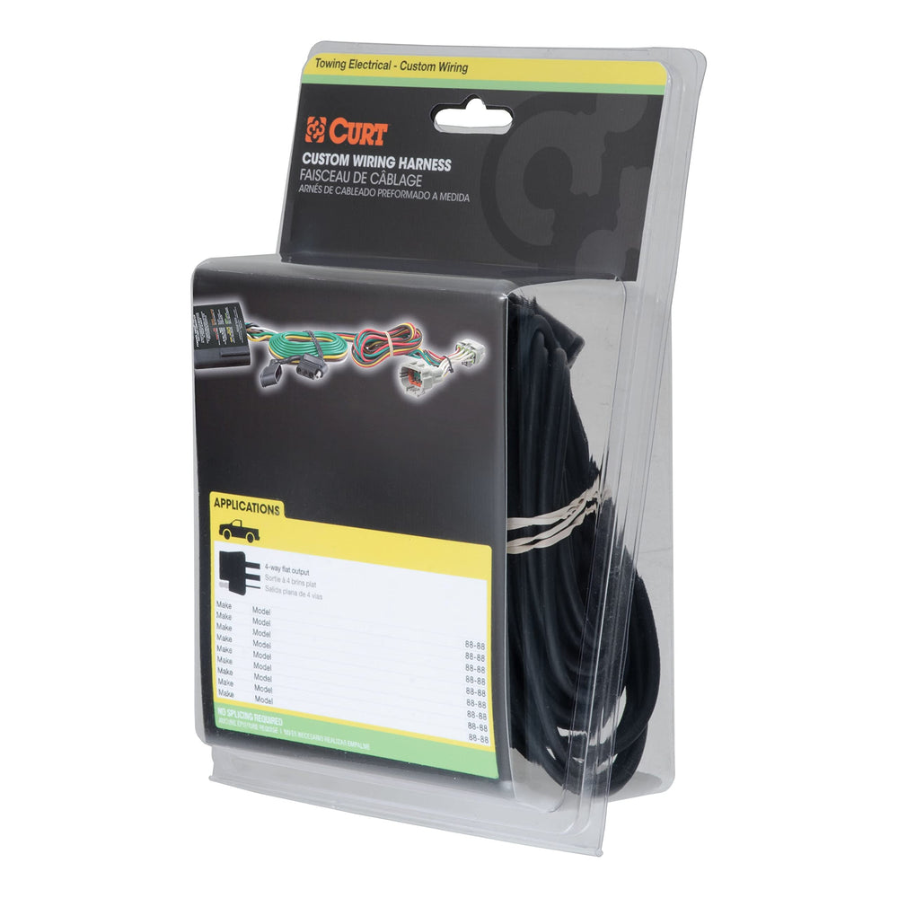 CURT 56468 complete wiring harness with included components.