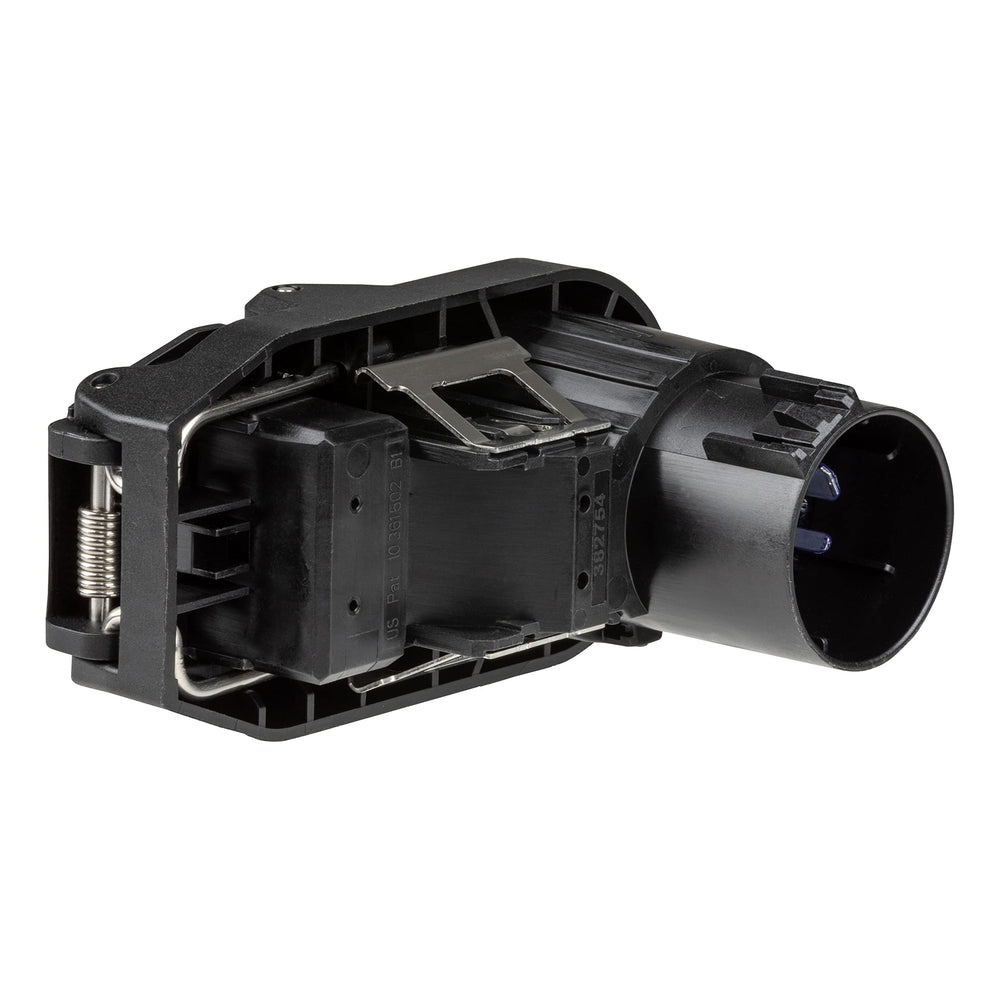 CURT 57020 4-way 7-way output; shows compatibility with tail lights and brakes.