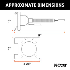 Dust covers protect 4-pin and 7-pin sockets for weather resistance