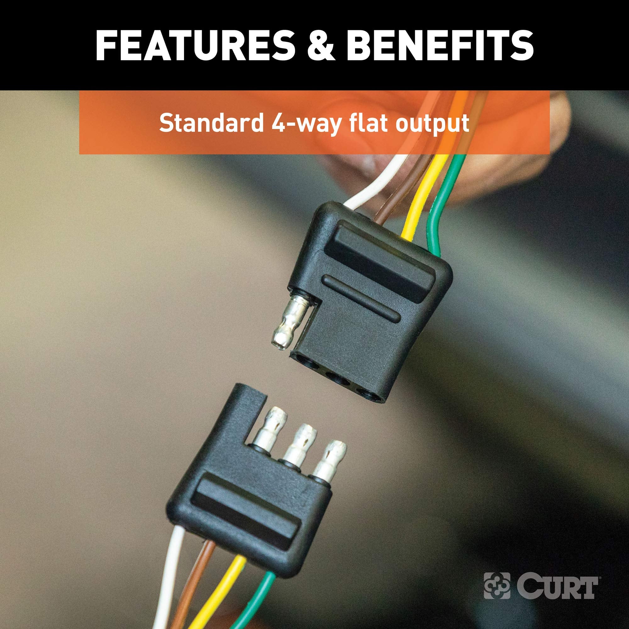 CURT 58050 72-inch wire loop provides flexible installation options.