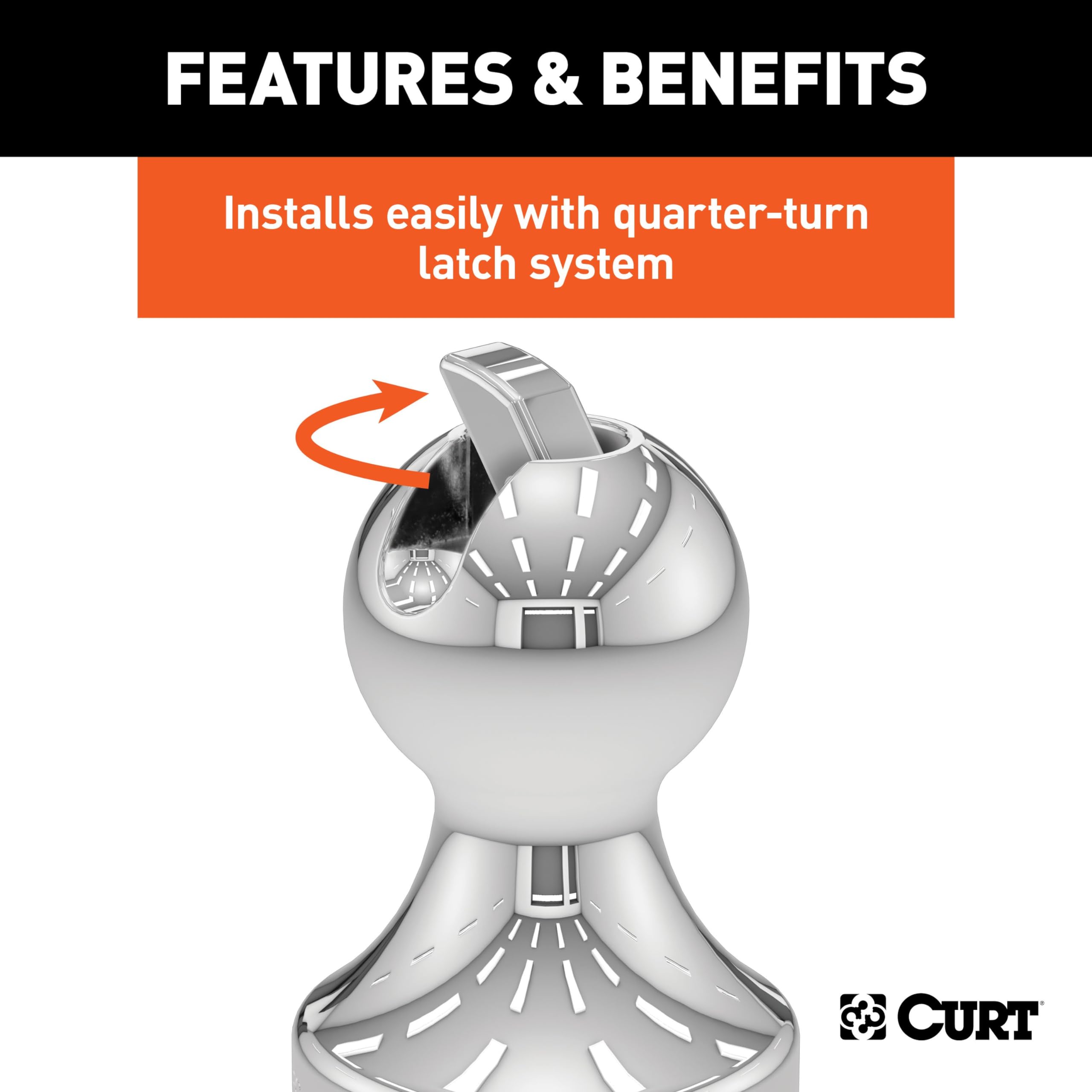 CURT RAM puck system compatibility for easy drop-in
