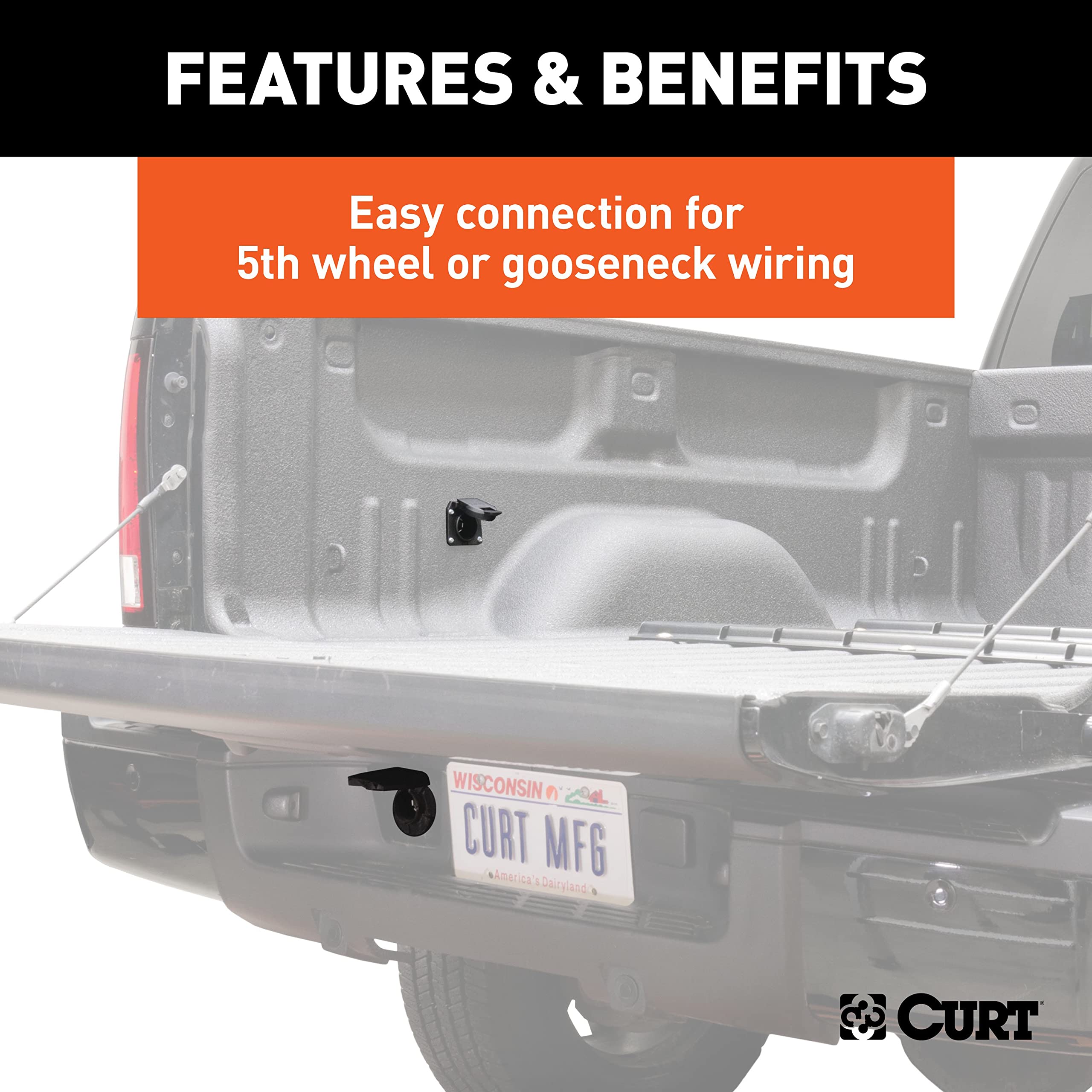 CURT bed-routing-through-truck-body keeps wiring neat and protected