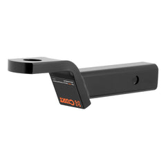 CURT Class 4 ball mount showing a 2-inch drop for level towing of larger trailers.