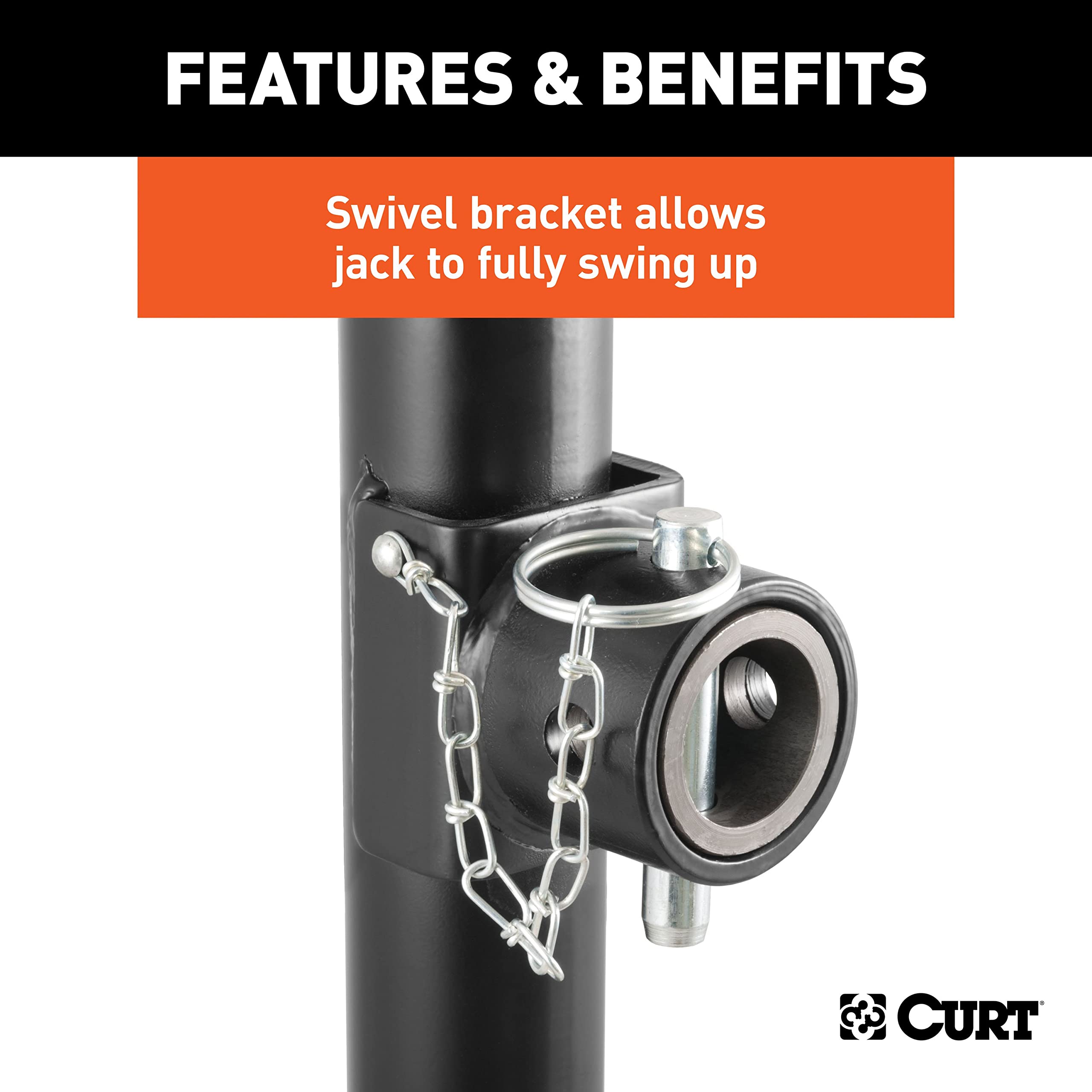 CURT foot plate delivers stable support on uneven terrain.
