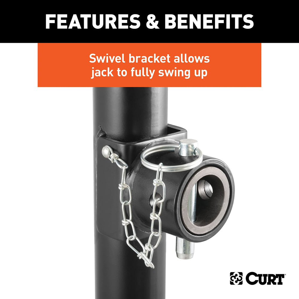 CURT foot plate delivers stable support on uneven terrain.
