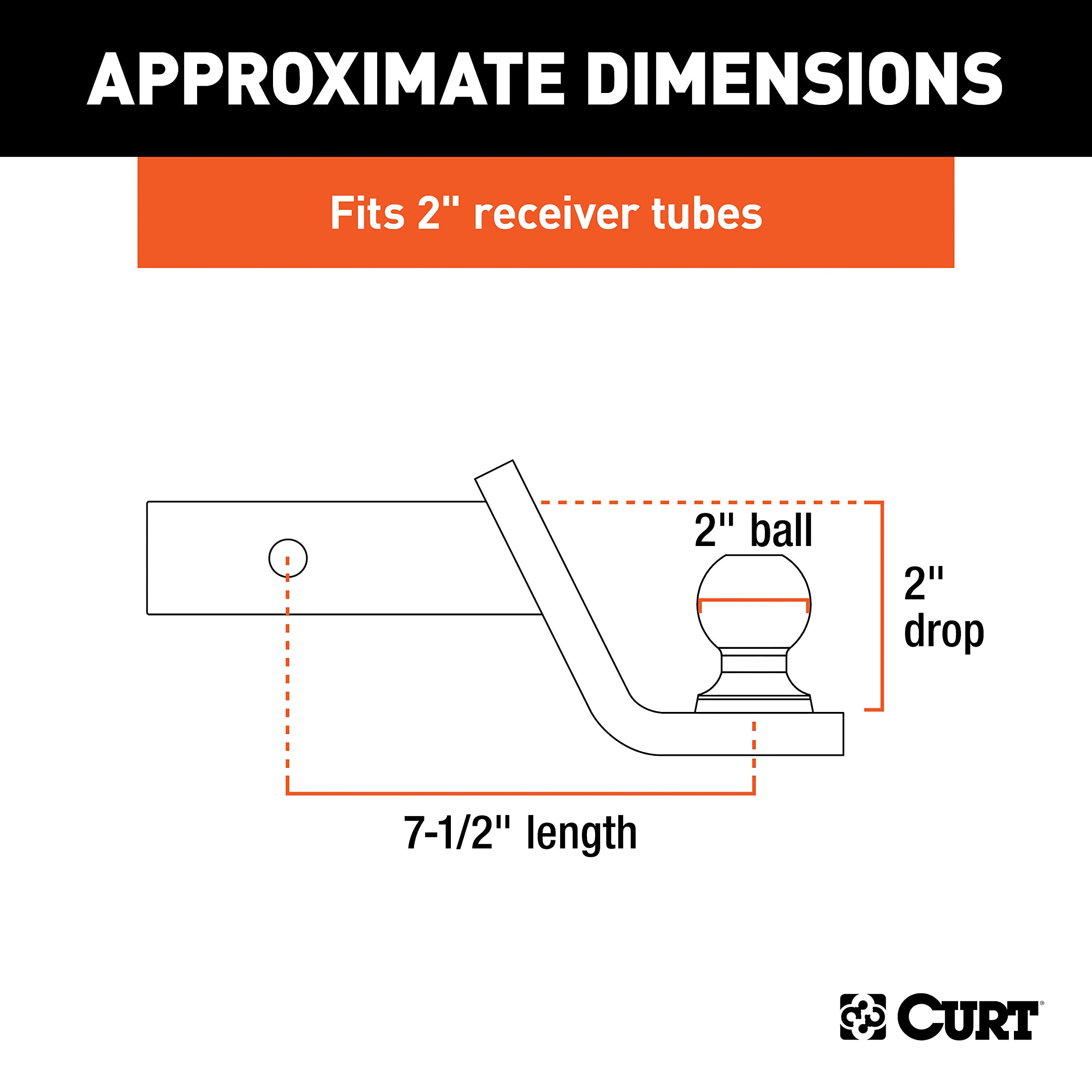 CURT Fusion 2-inch receiver fit ensures versatile towing for many trailers