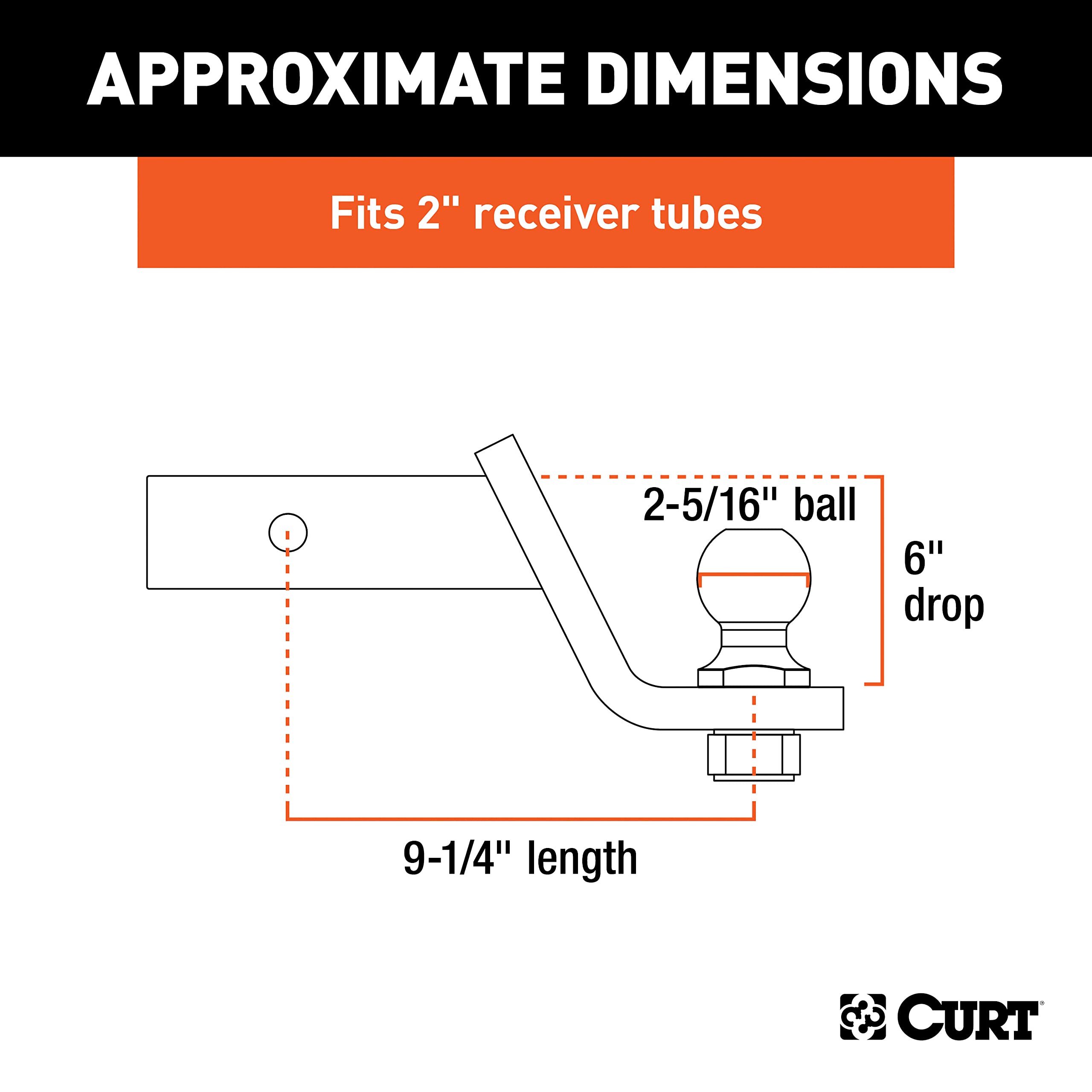 CURT loaded ball mount 7500 lbs GTW supports heavy trailers with confidence