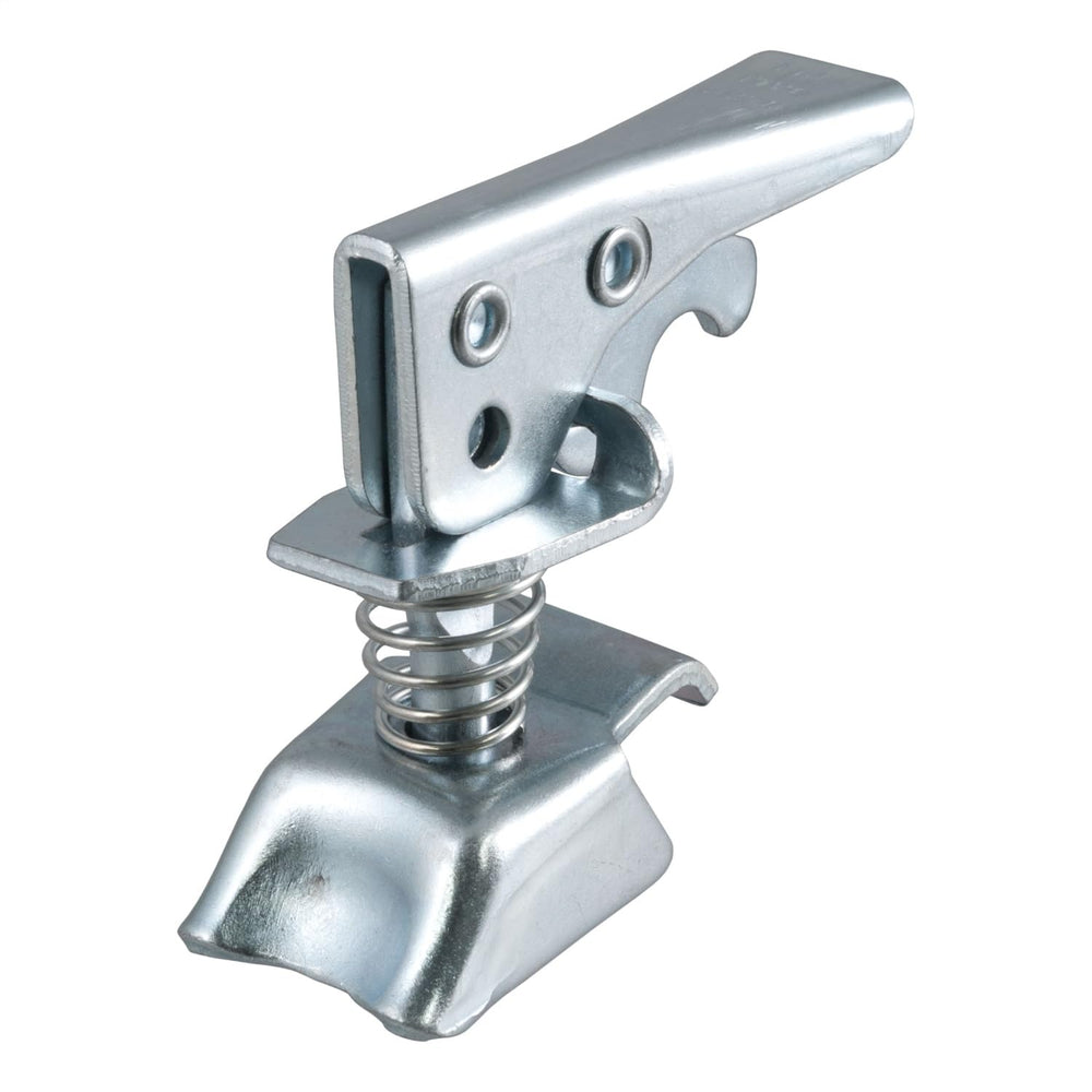 CURT Posi-Lock latch on 1-7/8 inch ball for secure trailer connection.