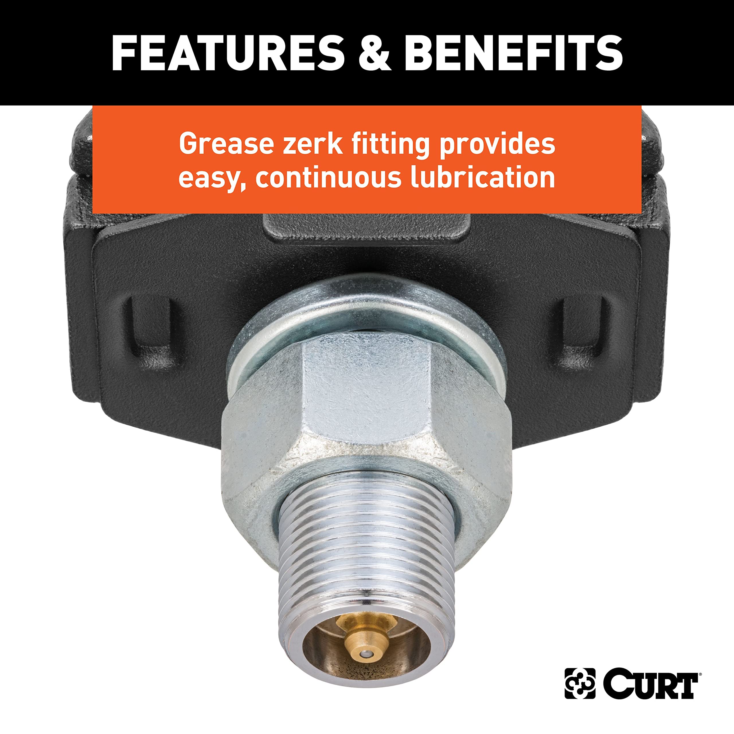 RockerBall helps ease control of the trailer and prolongs vehicle system life.