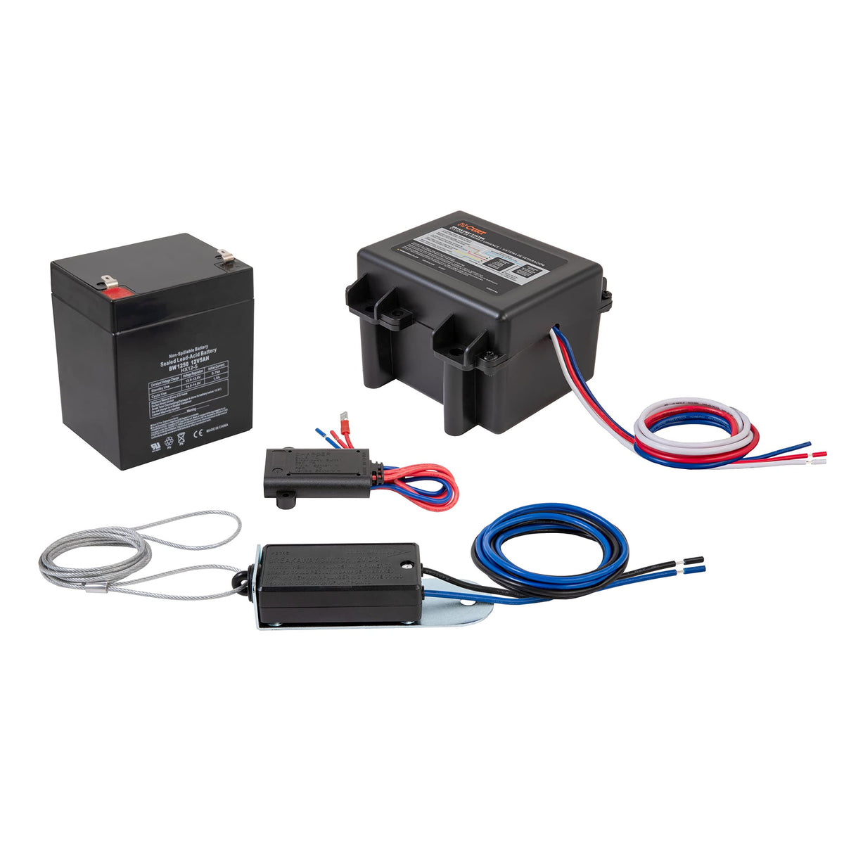 CURT Soft-Trac 1 battery for reliable breakaway power