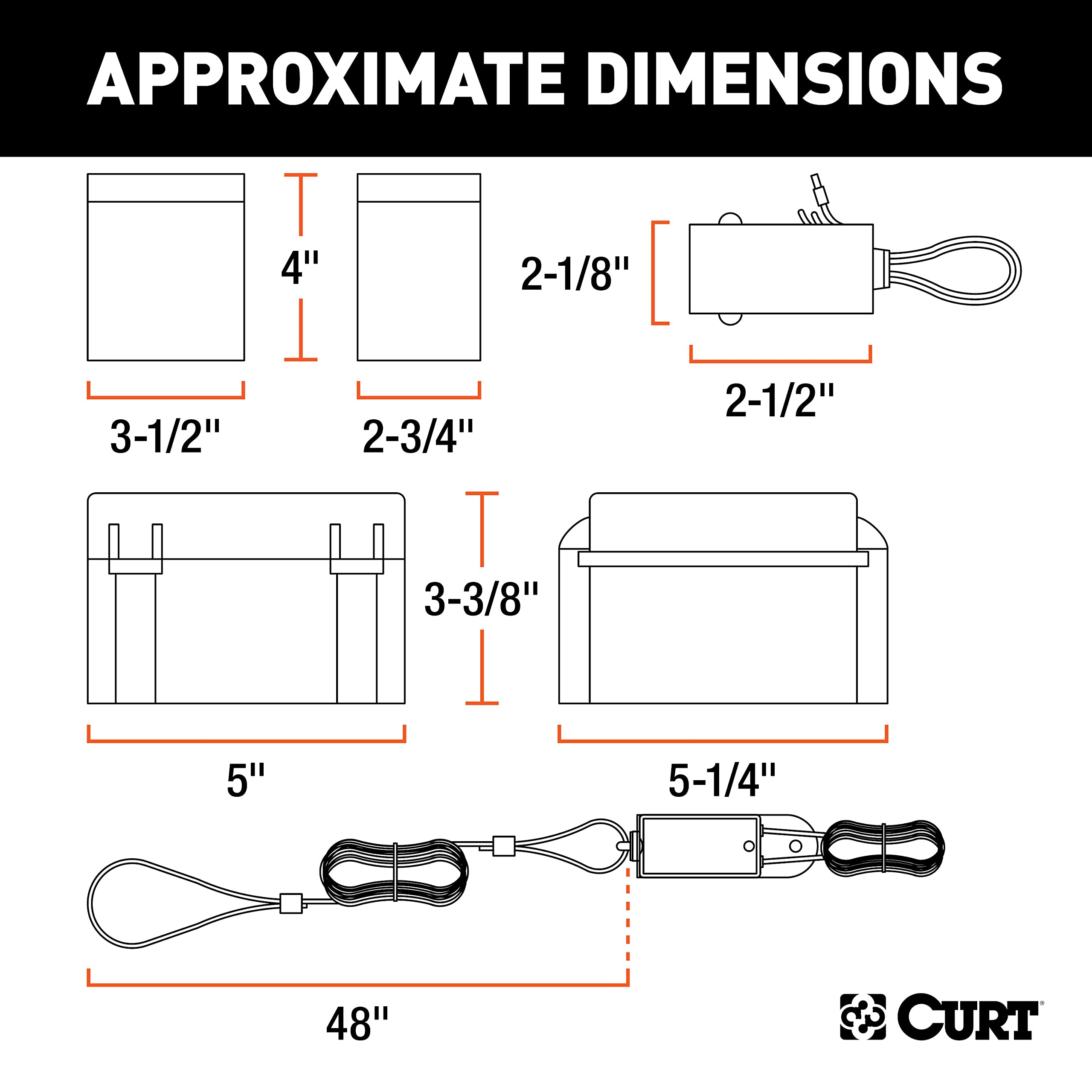 CURT Soft-Trac 1 charger keeps the breakaway battery ready