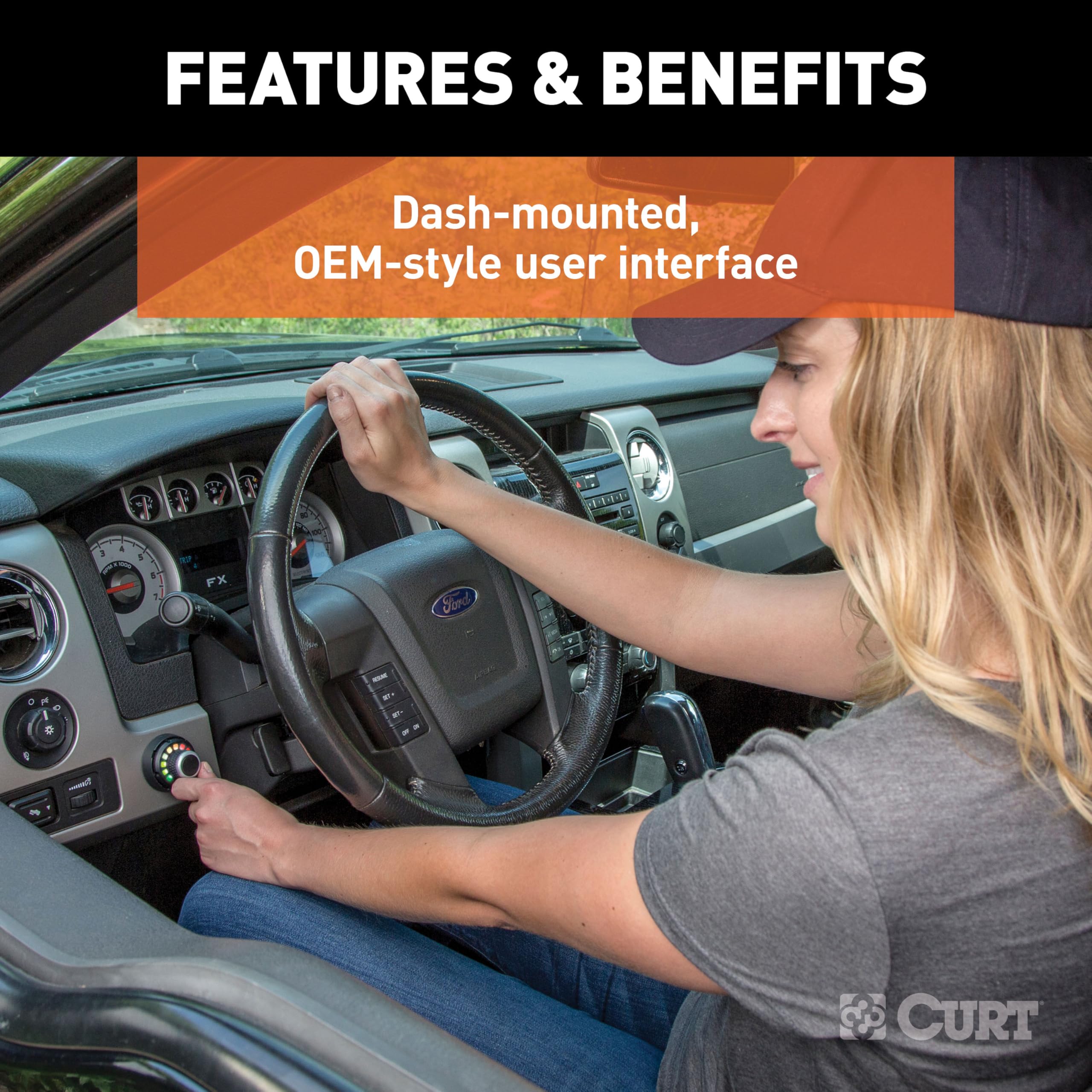 CURT Spectrum quick-plug harness simplifies vehicle-specific installation.
