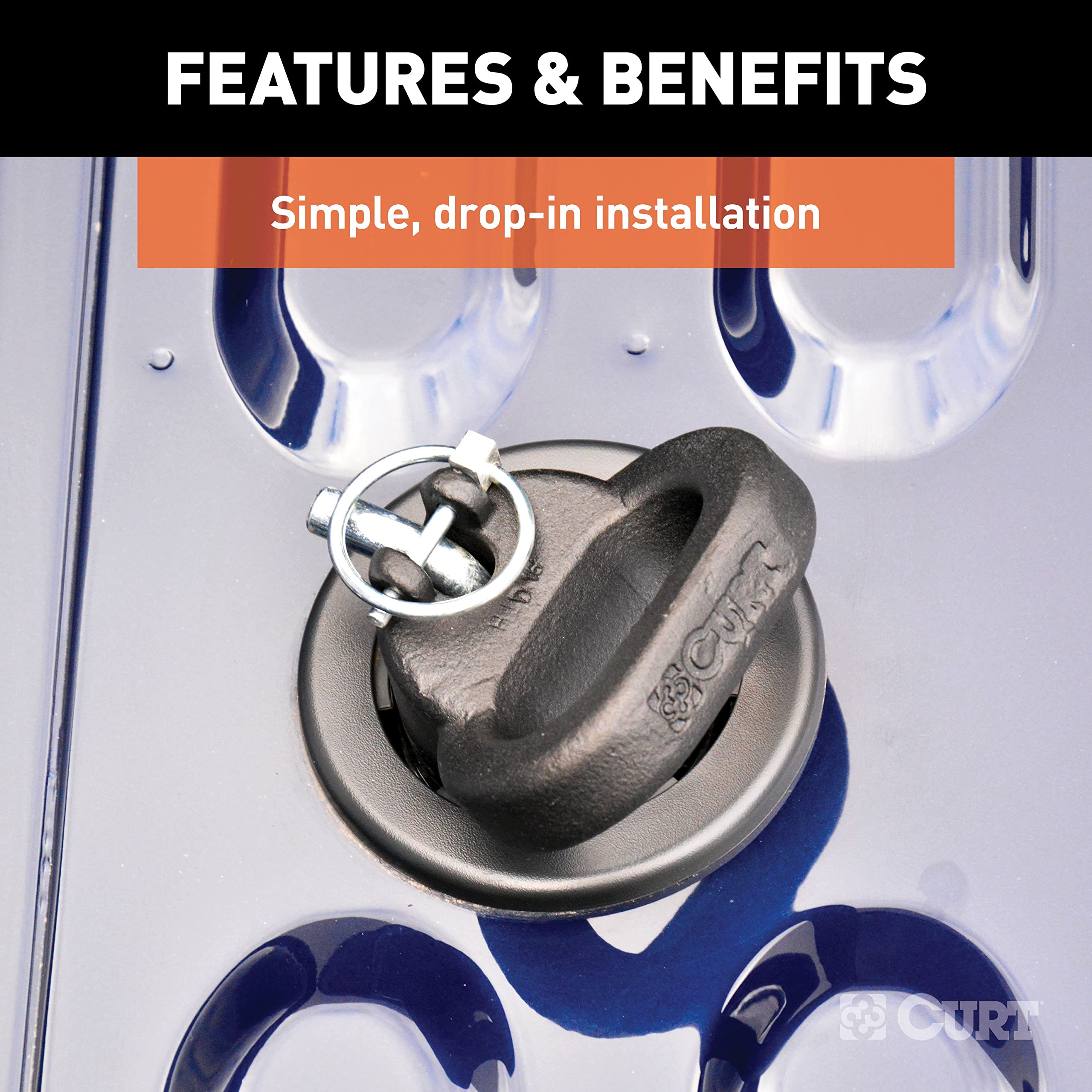 CURT storage case helps keep components organized in your truck.
