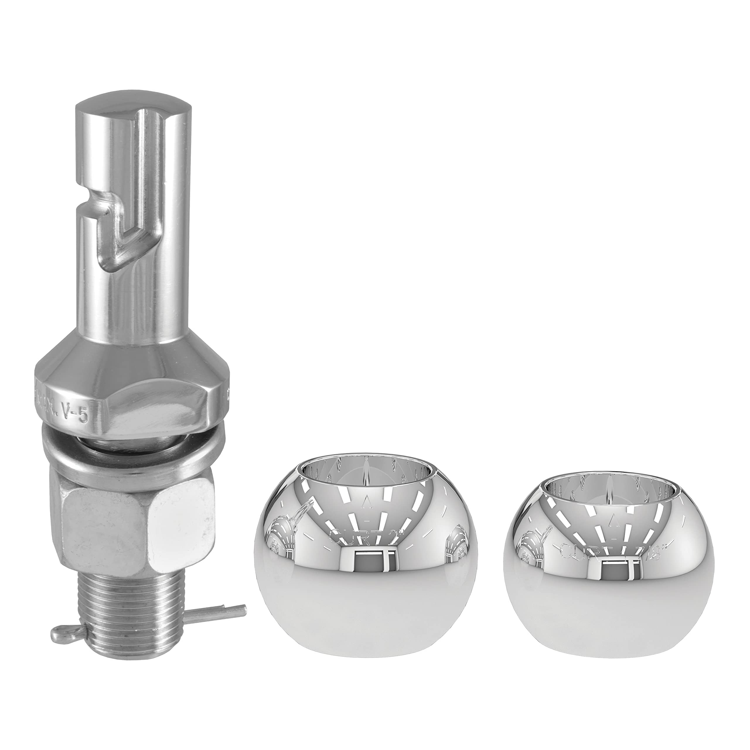 CURT Switch Ball 1-7/8 diameter head for quick adaptation to multiple couplers.
