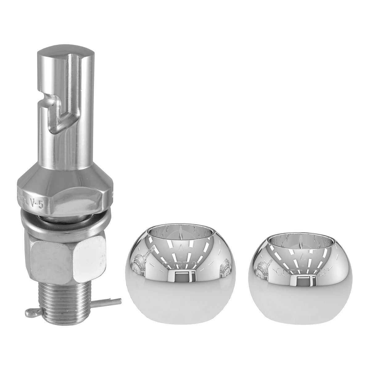 CURT Switch Ball 1-7/8 diameter head for quick adaptation to multiple couplers.