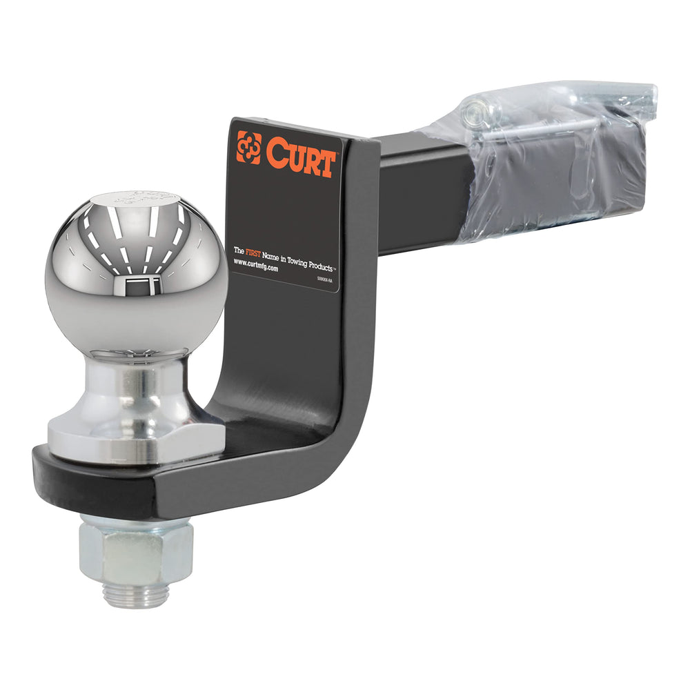 CURT powder-coated finish resists wear in outdoor towing