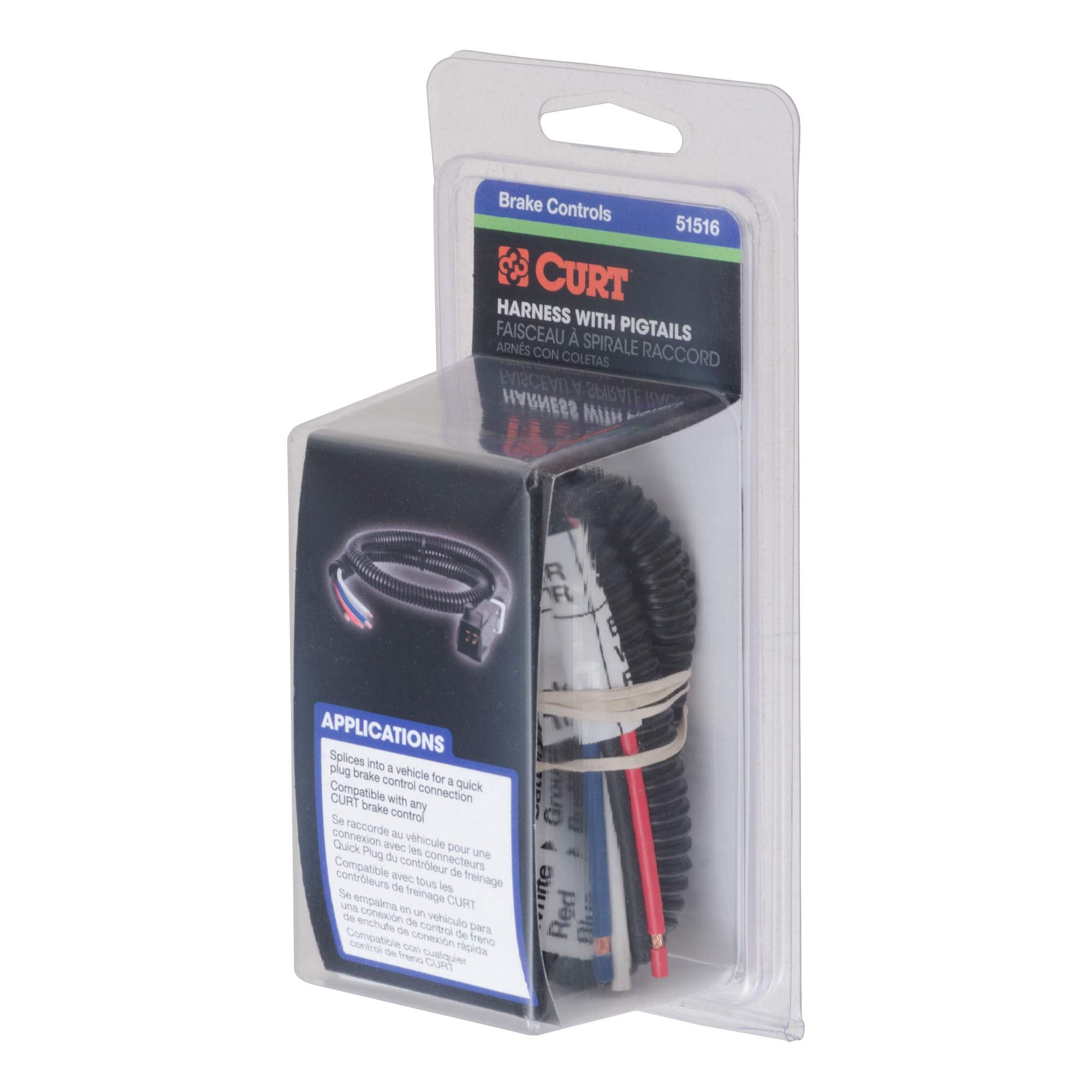 CURT universal compatibility with CURT brake controllers and vehicles